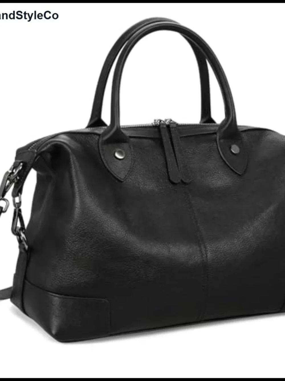 Genuine Leather Satchel Tote Bag Women Large Capacity Top Handle Handbag